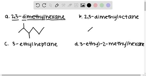 SOLVED Draw The Structure Of Each Of The Following Compounds A 2 3