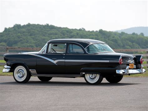 1956 Ford Fairlane Club Sedan U6 70c Retro Wallpapers Hd