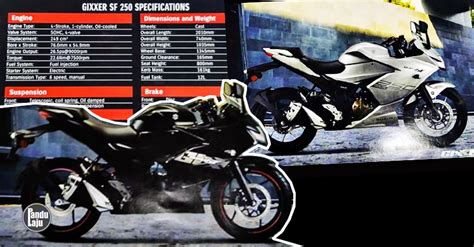 Foto Brosur Suzuki Gixxer SF 250 Bocor Seminggu Sebelum Pelancaran