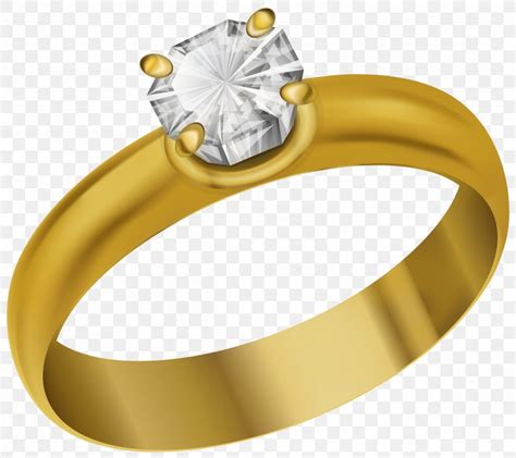 Wedding Diamond Ring Clipart Png