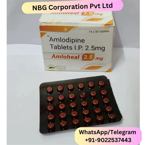 Amlodipine Besilate Tablets Ip At Rs Strip Amlodipine Tablets In