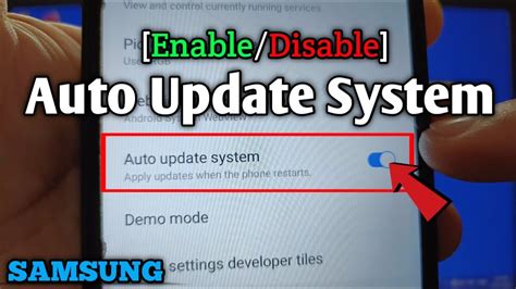 How To Enable Or Disable Auto Update System On Samsung Galaxy A02 Developer Options Youtube