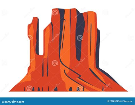 Top Mountain Desert Canyon Peaks Vector Logo Silhouette Illustration