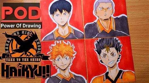 How To Draw Haikyuu Characters Easy Anime Drawing Youtube