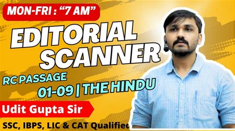 Editorial Scanner Rc Practice Ssc Cgl Chsl Cpo Bank Po Clerk Nda