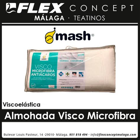 Almohada Mash Visco Microfibra Flex Concept Málaga Teatinos