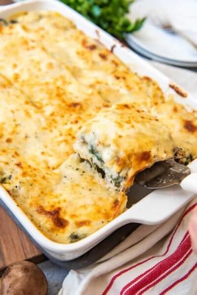 Classic White Chicken Lasagna With Spinach House Of Nash Eats