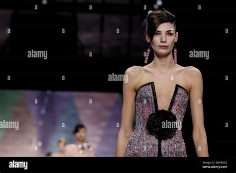 Giorgio Armani Prive Haute Couture Spring Summer Runway During