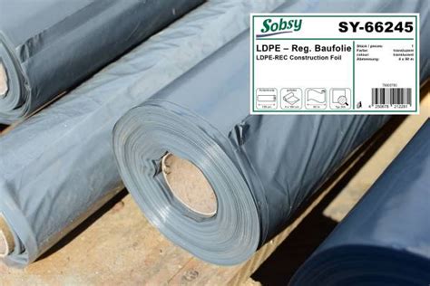 Baufolie X M Typ Ldpe Regenerat Transluzent Rollenbreite