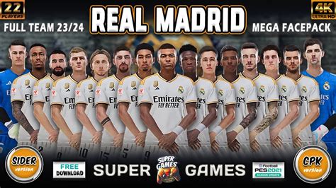 Real Madrid Facepack Season Sider Cpk Pes