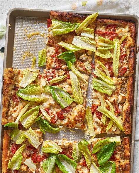 Chicken Caesar Pizza Kitchn