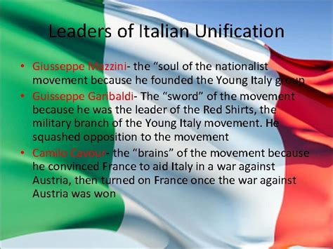 Italian Unification What do you know about Italy