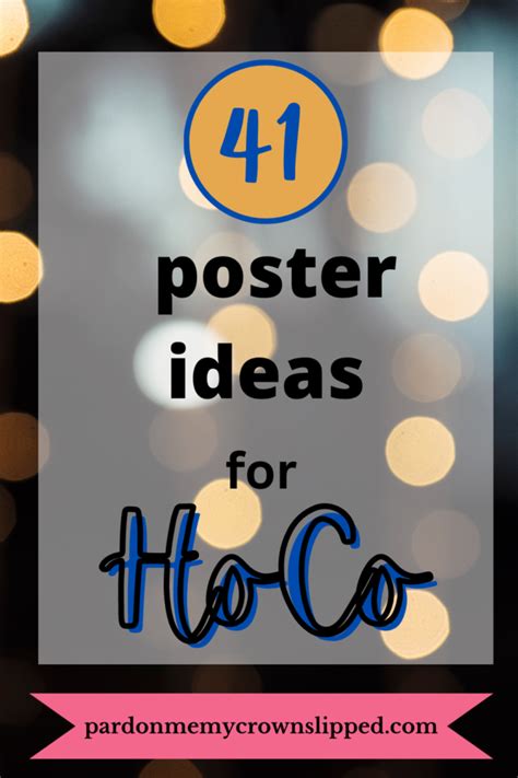 Amazing Hoco Proposal Ideas For Homecoming Posters