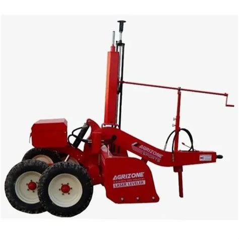 Mild Steel Agrizone Double Axle Laser Land Leveler For Agriculture