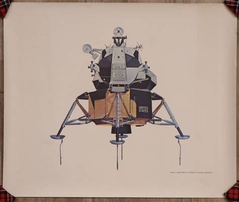 Bid Now Apollo Lunar Module Poster November Pm Est