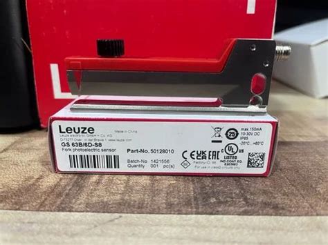 LEUZE GS 63B 6D S8 Fork Photoelectric Sensor Part No 50128010 LEUZE