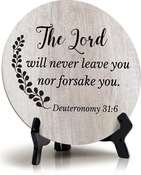 Etsy Round The Lord Will Never Leave You Nor Forsake You Deuteronomy