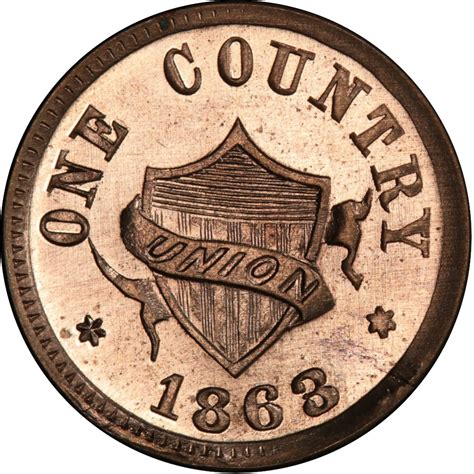 Civilwartokens Oh C D R West Unity Ohio Copper Nickel Civil