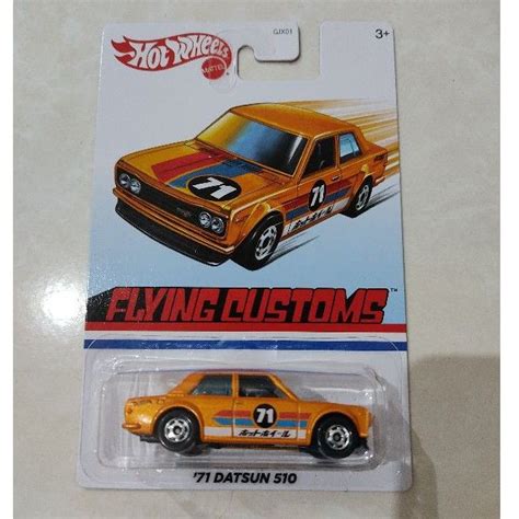 Hot Wheels Datsun 510 Flying Customs Shopee Malaysia