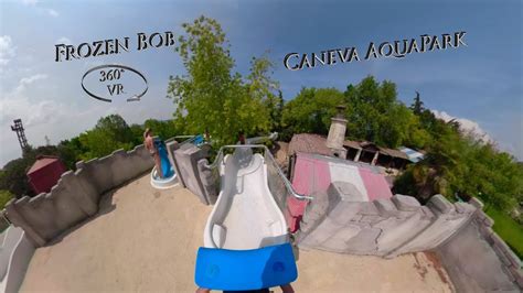 Caneva AquaPark Frozen Bob Right 360 VR POV Onride YouTube