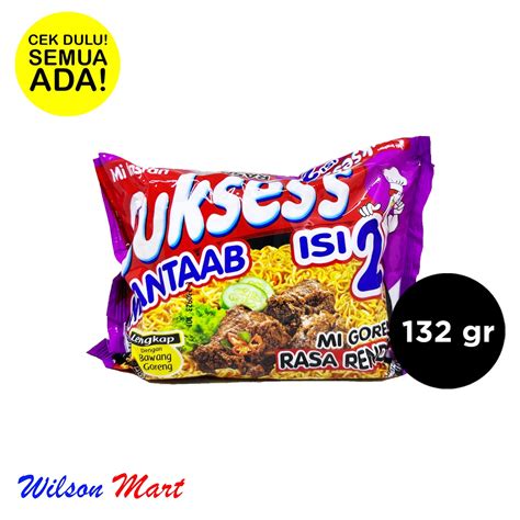 Jual Suksess Isi Mi Goreng Instant Rasa Rendang Gram Mie Sukses