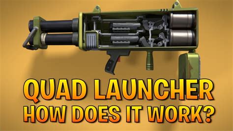 How Does The FORTNITE QUAD LAUNCHER Work YouTube