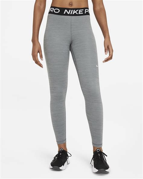 Nike Pro Women S Mid Rise Mesh Panelled Leggings Nike No