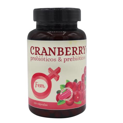 Cranberry probiótico prebiótico 120 cápsulas DESCUENTO EcoFarmacias