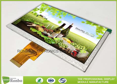 LVDS Interface 7 Inch Tft Lcd Touch Screen 1024 X 600 Pixels High