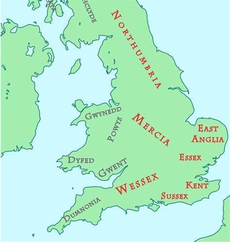 The 7 Great Kingdoms Of The Anglo Saxons History Hit