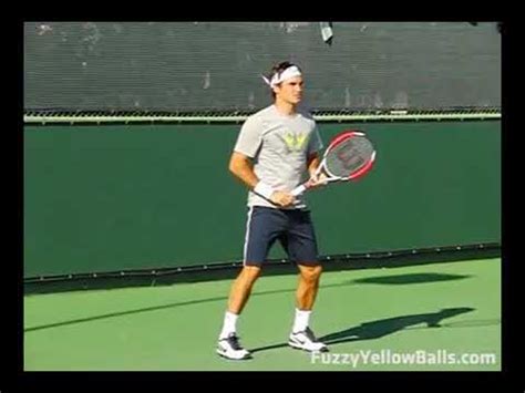 Roger Federer Backhands In Slow Motion Youtube