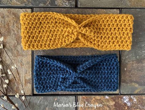 10 Free Crochet Ear Warmer Patterns Blue Star Crochet