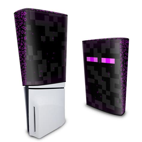 Capa PS5 Slim Anti Poeira Minecraft Enderman Pop Arte Skins Atacado