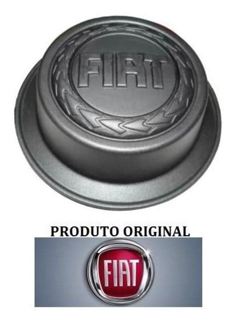 Kit 4 Calota Miolo Copinho Roda Ferro Original Fiat Fiorino Uno