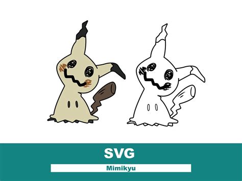 Mimikyu Layered Svg For Cricut Svg Png  Eps Etsy