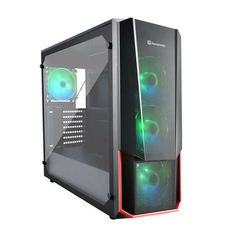 Tempered glass PC case RGB gaming PC cabinet