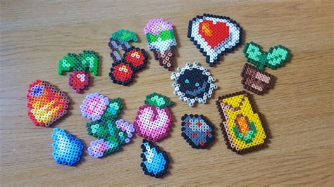 Stardew Valley Pixel Art Pin Badge Magnet Keychain Cake Topper