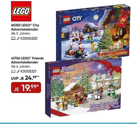 60352 Lego City Adventskalender Oder 41706 Lego Friends Adventskalender