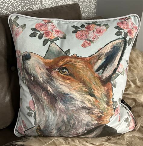 New For 2024 Floral Freddie Fox Cushion Madeleine Agnew