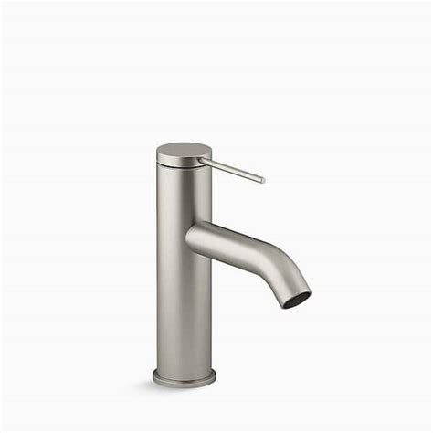 Kohler Components Single Handle Single Hole Bathroom Sink Bathroom Faucet In Vibrant Brushed