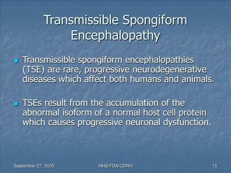 PPT Transmissible Spongiform Encephalopathy PowerPoint Presentation