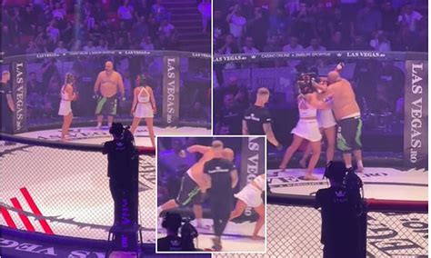 Bizarre Mma Fight In Romania Goes Viral As One Man Takes On Two Women