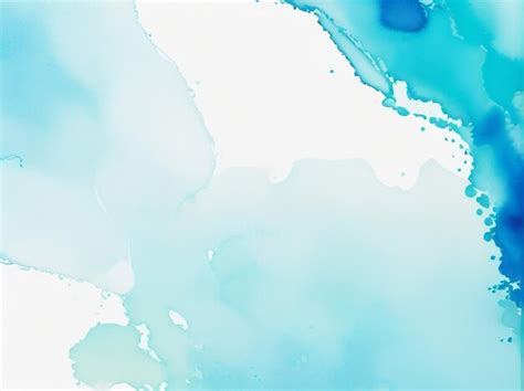 Premium Ai Image Azure Waters Abstract Turquoise Watercolor