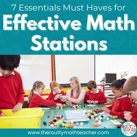 Math Station Ideas 7 Must Haves The Routty Math Teacher