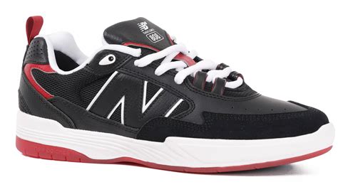 New Balance Numeric 808 Skate Shoes - black/red - Free Shipping | Tactics