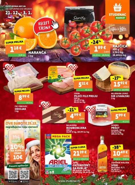 Studenac katalog Akcija 21 12 03 01 2024 Njuškalo katalozi