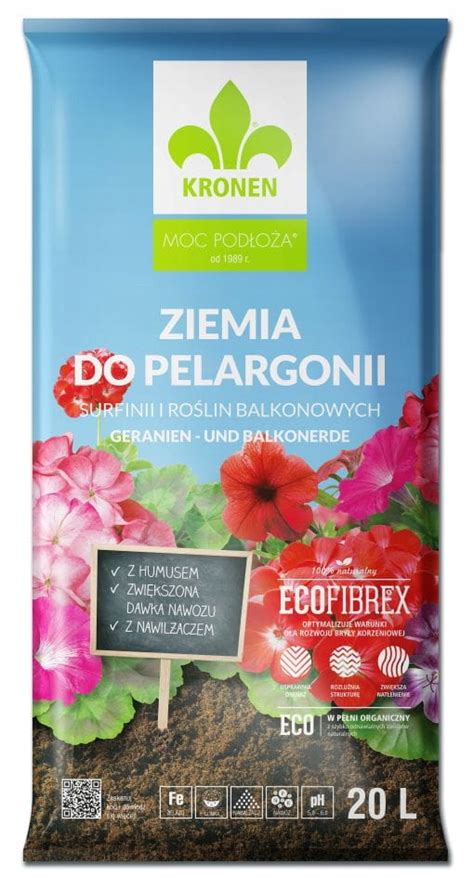 Kronen Ziemia Do Pelargonii Ro Lin Balkonowych L