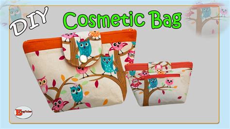 COSMETIC BAG SEWING TUTORIAL | | DIY COSMETIC BAG TUTORIAL | FREE MAKEUP BAG PATTERNS TO SEW ...