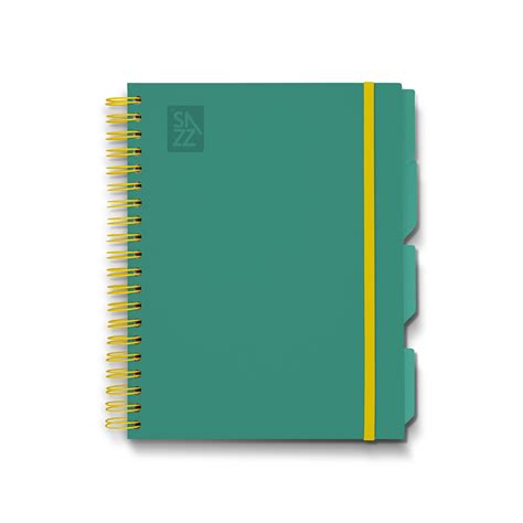 Paquete SAZZ Soft Touch Carpeta Cuaderno Profesional 5M 180 Hojas Y