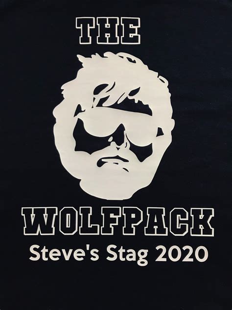 Personalised Wolfpack Stag T Shirt Customise Online Shop Online